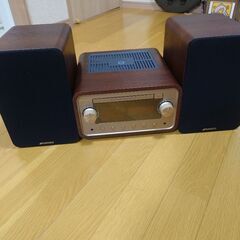 SANSUI Bletooth機能搭載CDステレオシステムSMC-300BT - コンポ 