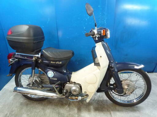 HONDA スーパーカブ110-2 黒 エンジン始動動画 自賠責保険で乗れます