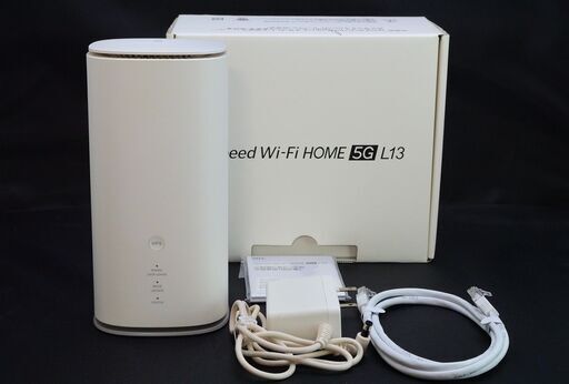 楽天モバイル設定済）ZTE Speed Wi-Fi HOME 5G L13 ホワイト 　美品です