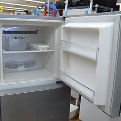 ⑦ 冷蔵庫 203L 2016年製 2ドア 日立 R-20FA 200Lクラス シルバー系 二百L 大型 HITACHI 札幌市 清田区 平岡