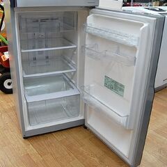 ⑦ 冷蔵庫 203L 2016年製 2ドア 日立 R-20FA 200Lクラス シルバー系 二百L 大型 HITACHI 札幌市 清田区 平岡