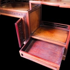 日本製　無垢木　茶棚　茶道具　茶席道具　室飾り　アンティーク