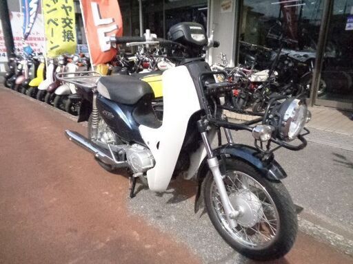 NO.5045　スーパーカブ　ＡＡ０４　４サイクルエンジン　ＦＩ車　４速　セル付き　ネイビー　☆彡