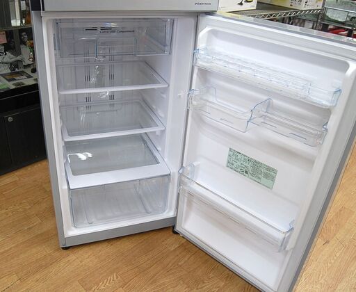 ⑤ 冷蔵庫 203L 2016年製 2ドア 日立 R-20FA 200Lクラス シルバー系 二