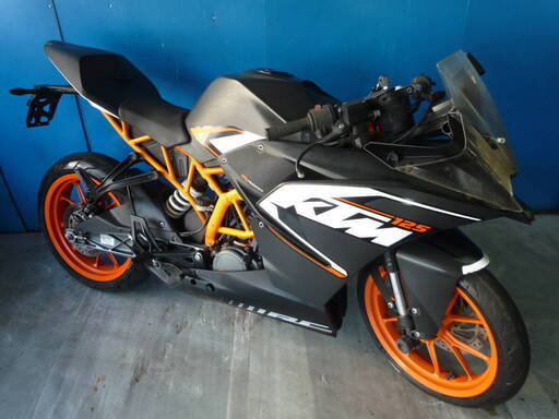 KTM RC125 白/黒 格安提供車  半額配送キャンペーン 期間限定車体本体価格 現状渡し諸経費￥0- 横浜 P-Yard