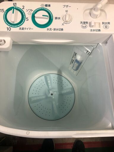 人気モデル！アクア 2019年モデル 二層洗濯機 4,0キロ - 洗濯機 