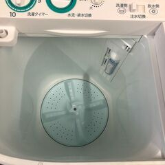 人気モデル！アクア　2019年モデル　二層洗濯機　4,0キロ