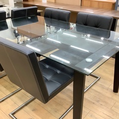 ニトリ】ブラックカラーダイニング5点セットのご紹介です！！！