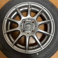 軽自動車タイヤホイールセット美品　ダンロップ　シュナイダー