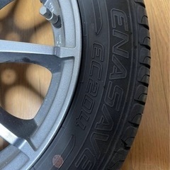 軽自動車タイヤホイールセット美品　ダンロップ　シュナイダー