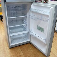 ⑨ 冷蔵庫 203L 2016年製 2ドア 日立 R-20FA 200Lクラス シルバー系 二百L 大型 HITACHI  札幌市 清田区 平岡
