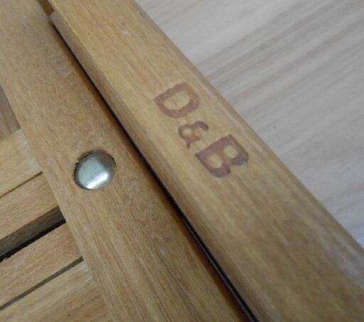 ②希少 D&B 木製 スケッチング イーゼルボックス W36D31H12～54 卓上