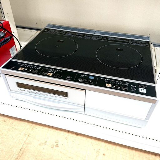 HITACHI IHクッキングヒーター HT-33AG 単相200v 2022年製 2口