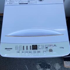 洗濯機 ハイセンス HW-E5503 2021年 5.5kg せんたくき【3ヶ月保証★送料に設置込】💳自社配送時🌟代引き可💳※現金、クレジット、スマホ決済対応※