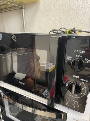 2023年　ハイアール　電子レンジ　黒