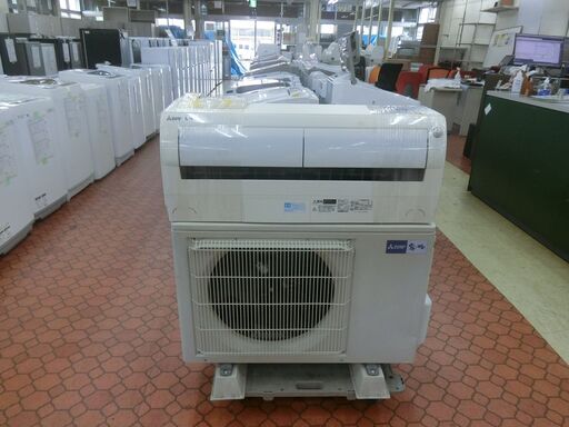 ID 514720　エアコン5.6K　三菱　２０１７年　18～20畳用　冷暖単層200V　MSZ-L5617S-W