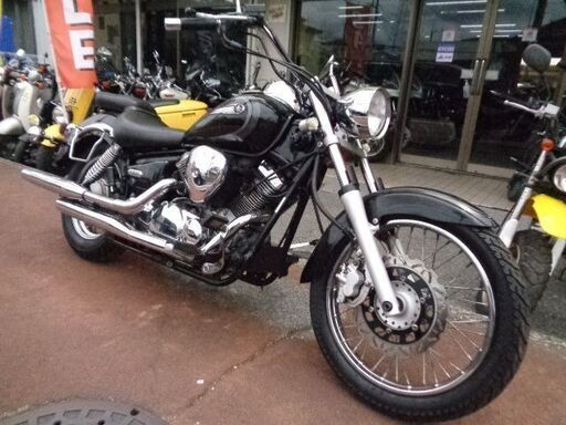 NO.5050　ドラッグスター２５０（ＶＧ０２Ｊ）　空冷Ｖツイン２５０ｃｃ　アメリカン　ブラック　☆彡