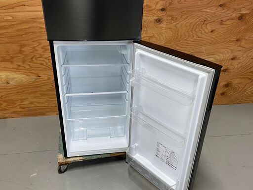 maxzen 2ドア 冷凍冷蔵庫 JR138ML01GM 2019年製 ブラック 46 - 冷蔵庫 