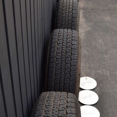 ’９７ シボレー ２ドアタホ ＧＭＴ４００ 純正 4本＋スペア1本 タイヤ&ホイールset 当時物ほぼ新車外し