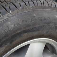 ’９７ シボレー ２ドアタホ ＧＭＴ４００ 純正 4本＋スペア1本 タイヤ&ホイールset 当時物ほぼ新車外し