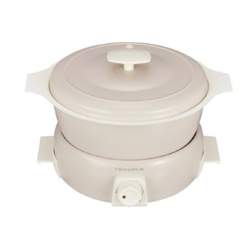 【新品】レコルテ　ポットデュオ　タント　電気鍋　たこ焼き　RPF-2　生活雑貨 調理器具 鍋、グリル