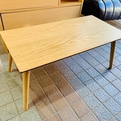 【リユースグッディーズ】木製折りたたみテーブル
