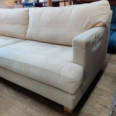 【愛品倶楽部柏店】 日本フクラ ファブリック ワイド3Pソファ ラコンテ