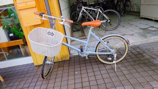 自転車 水色 中古 美品