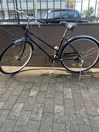 リサイクルショップどりーむ荒田店 No1292 自転車　シティサイクル　27インチ　ギア切り替え固着　5速固定　LEDオートライト付き
