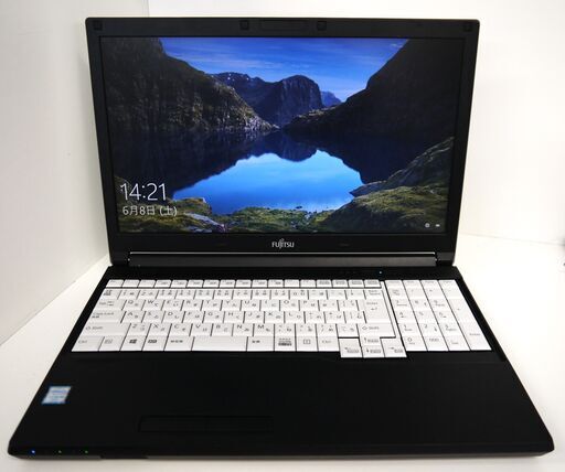富士通 Windows10 15.6型ノートPC 第6世代Corei5 + SSD + メモリ12GB【メンテナンス済み】（204237）