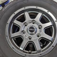 ハイエースから取り外し DUNLOP WILD CRUISING15×6J 4本セット