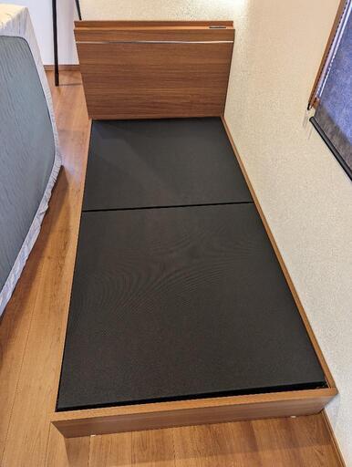 展示未使用品 シングルベッド　関家具　フレーム　マットレスセット