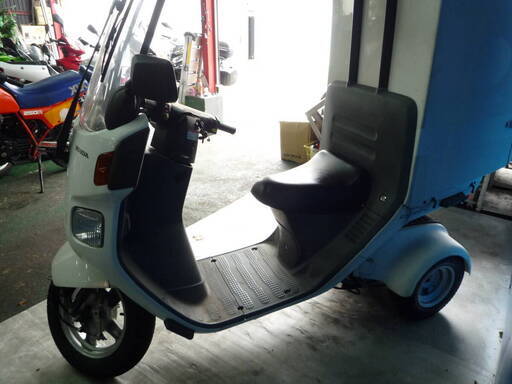 HONDA ジャイロキャノピー2Fi 白 自賠責で乗れます 半額配送