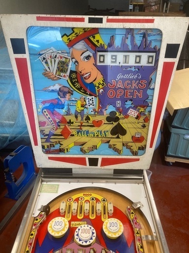 ピンボール　マシン Gottlieb社製　Jacks Open