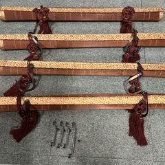 京すだれ 4本セット 暖簾 間仕切り 御座敷 幅95cm×高さ165cm