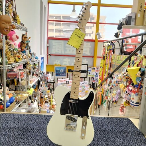 ★ジモティー割有★　Squier　テレキャス　WHT　ギター　IK-651