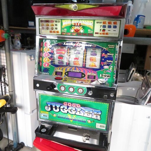 パチスロ実機 ゴーゴージャグラーV コイン使用 スロット機│江別市のリサイクルショップドロップ