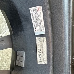 スタッドレスタイヤ4本　アルミホイール付き　175/70R14 アイスガード iG60 2021年43週目　バリ山