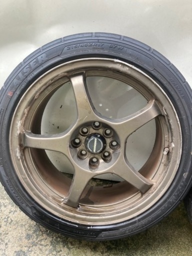 114.3 4穴ホイール　7.5J４本　シルビア　180sx