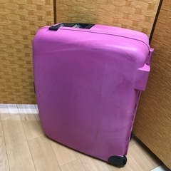 【引取】DELSEY スーツケース　ピンク　大容量