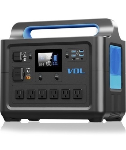 ⭐️ほぼ新品　VDL ポータブル電源 大容量 1228.8Wh 超高速2時間充電リン酸鉄