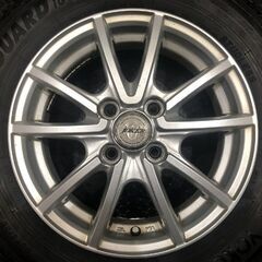 【YOKOHAMA ice GUARD iG50 PLUS 165/70R14】スタッドレス【Weds JOKER 14インチ 4.5J4HPCD100+45】バリ溝 ハスラー ソリオ等　(KTN086)