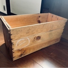 ボックスです。りんご箱