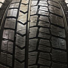 DUNLOP WINTER MAXX WM02 225/60R17 17インチ スタッドレス 4本 20年製 バリ溝 アルファード ヴェルファイア等　(KTN084)