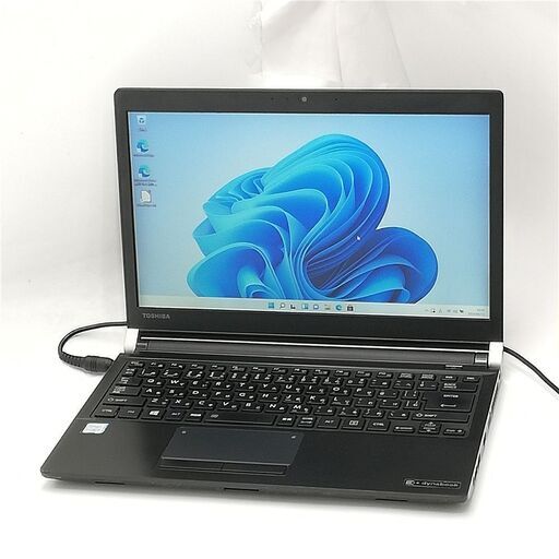 激安 高速SSD Wi-Fi有 13.3型 中古ノートパソコン 東芝 R73/D 第6世代Core i5 メモリ8GB 無線LAN Bluetooth webカメラ Windows11 Office済