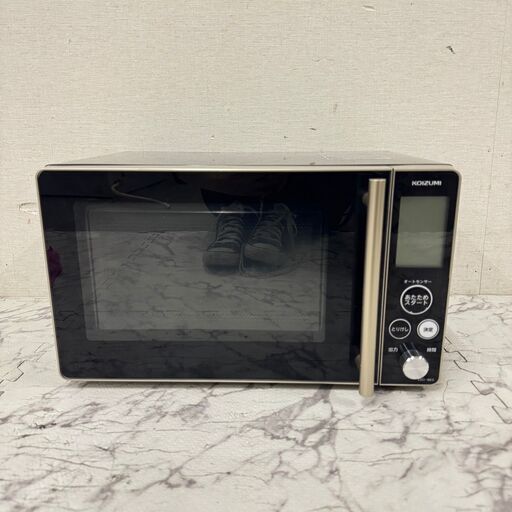 18228  KOIZUMI 電子レンジ　フラットテーブル 2017年製 50/60Hz ◆大阪市内・東大阪市他 6,000円以上ご購入で無料配達いたします！◆ ※京都・高槻・枚方方面◆神戸・西宮・尼崎方面◆生駒方面、大阪南部方面　それぞれ条件付き無料配送あり！