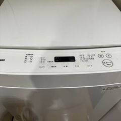 美品　ツインバード 全自動洗濯機 5.5kg ホワイト TWIN...