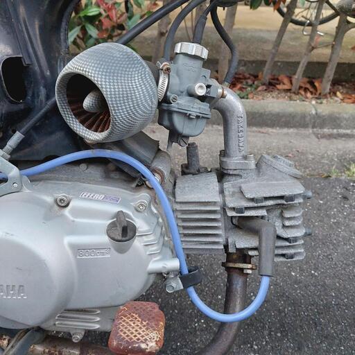 YAMAHA、YB-50改、88cc再出品、ジャンク車両 古民家で見つけたバイクを