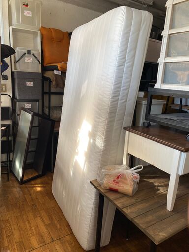 【リサイクルショップどりーむ鹿大前店】No.9954　ベッド　ホワイト　ふんわり肌ざわり　心地良い