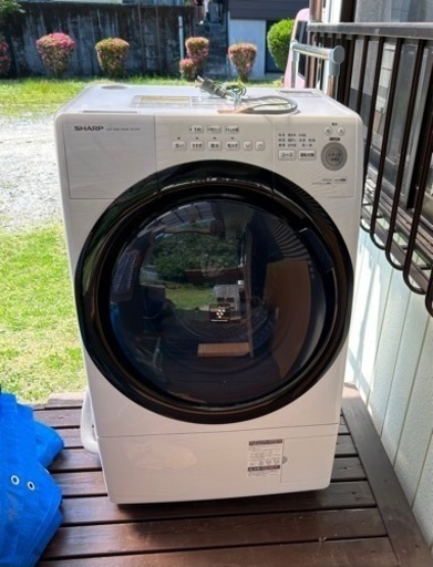取引相手見つかりました。SHARP ドラム式電気洗濯乾燥機 ES-S7E-WL 2020年製